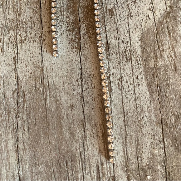 Zara Rhinestone Drop Earrings - Picture 7 of 7